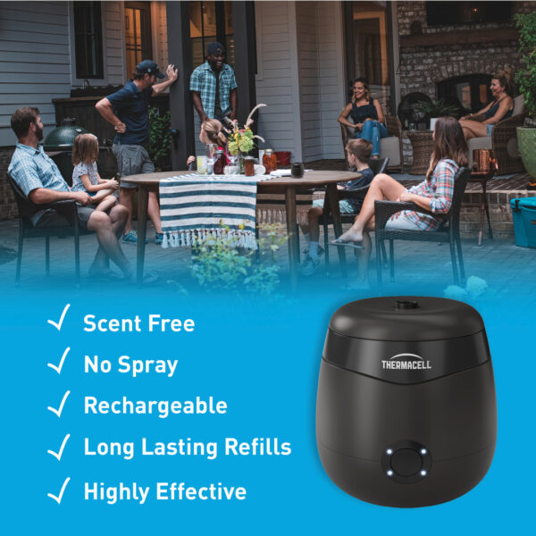E55 Rechargeable Mosquito Repeller (Charcoal) - Image 3